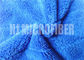 工場直接よこ糸-編まれた青い珊瑚のビロードの Microfiber の清拭布の環境保護